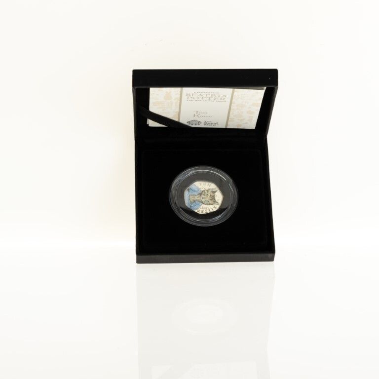 Uncirculated & Certified 2017 Royal Mint Tom Kitten Uk 50p Silver Coin From Beatrix Potter Series photo Home Decor