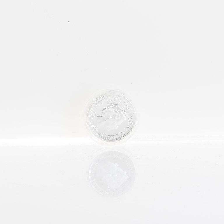 Silver London Mint Uncirculated Sovereign Depicting Saint George And The Dragon With Certificate photo 125.0