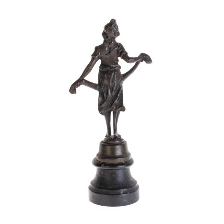 Antique French Bronzed Spelter Sculpture After Moreau Late 19th Century photo Home Decor