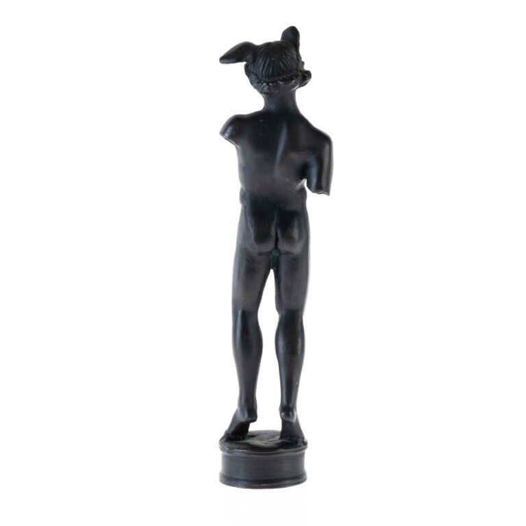 Early 20th Century Bronze Sculpture Of Mercury After The Antique photo furniture