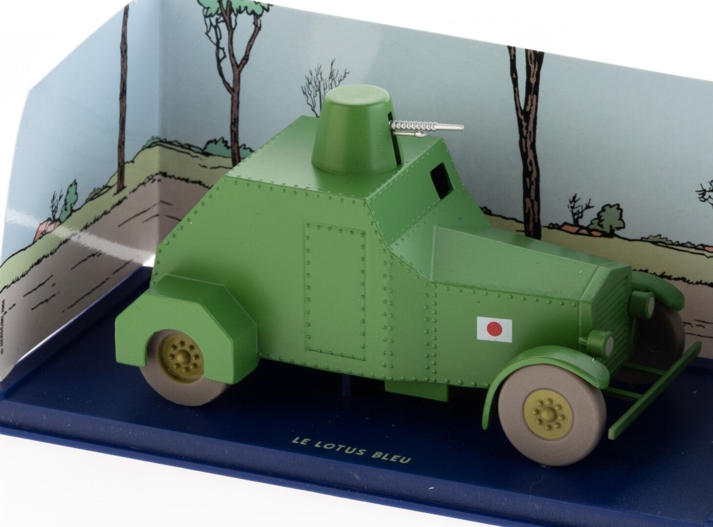 Tintin Armored Vehicle From “The Blue Lotus” 1/43 Scale Diecast Model Vehicle