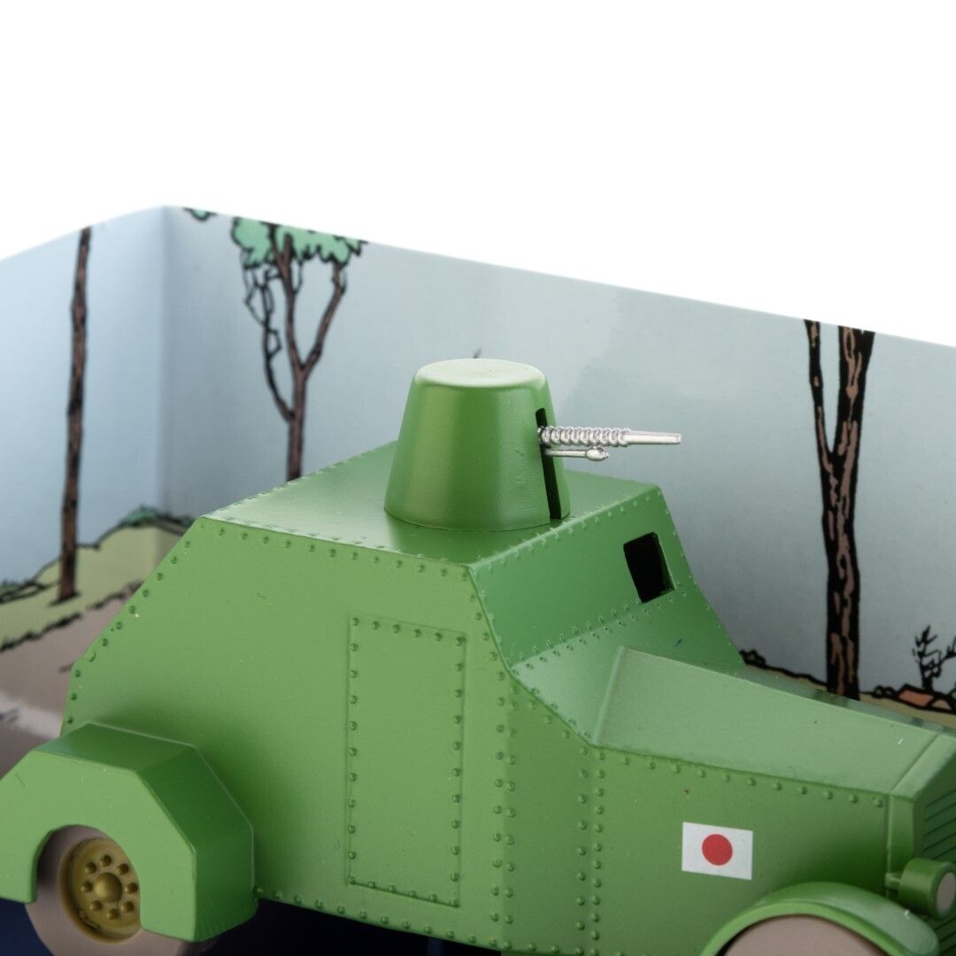 Tintin Armored Vehicle From “The Blue Lotus” 1/43 Scale Diecast Model Vehicle photo furniture