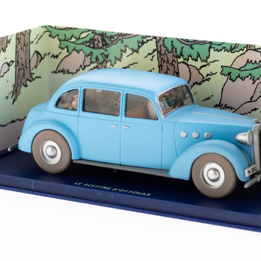 Tintin Cadillac Fleetwood 1938 From “King Ottokar’s Sceptre” 1/43 Scale Diecast Model Vehicle photo furniture