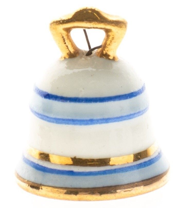 French Hand Painted Limoges Porcelain Miniature Bell