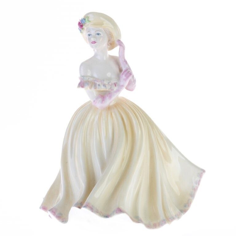 English Coalport Ladies Of Fashion Series Porcelain Sculpture Limited Edition 9/86
