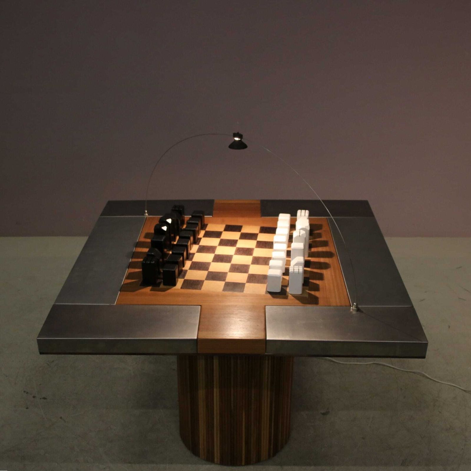 photo for sale Unique “Pacifico” Chess Table By Franco Bozzi And Duccio Trassinelli – Studio A.R.D.I.T.I., Italy 1973
