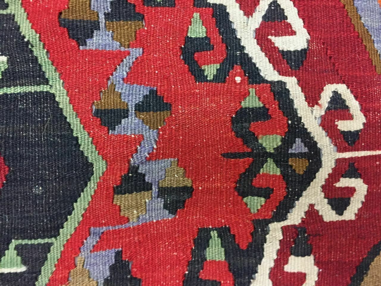 Vintage Turkish Kilim Kelim Rug 315x157cm Shabby Chic Wool,Moroccan Boho Large photo 950.0