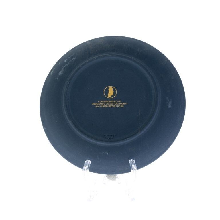 Wedgwood Portland Blue Jasperware Ceramic Porcelain Adam Wall Plaque Limited To 500 photo 115.0