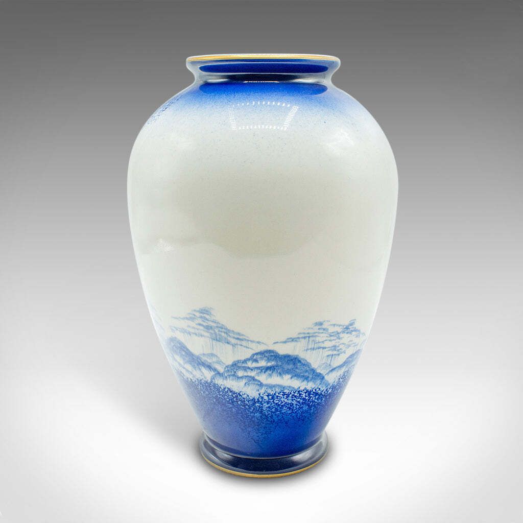 Pair Of Vintage Display Vases, English, Ceramic Flower Urn, Potteries, C.1970 photo Home Decor