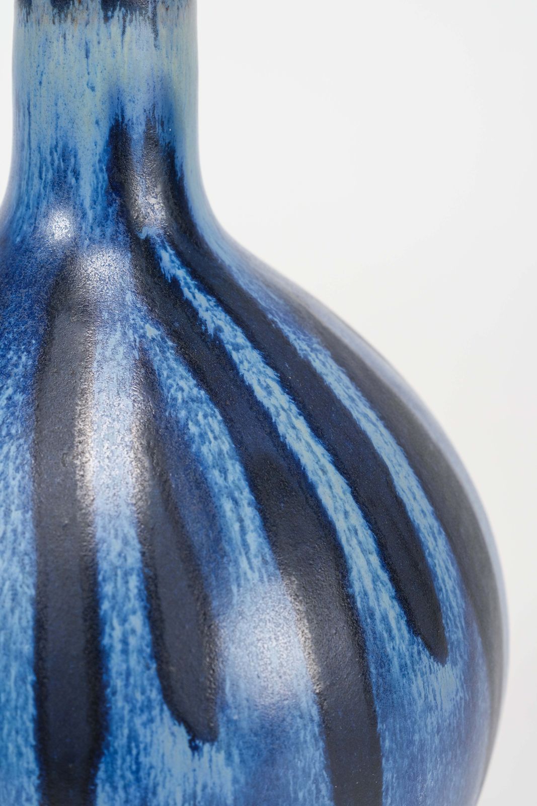 F. Glatzle, Karlsruhe Majolica Ceramic Vase, Germany, 1960s photo 234.0