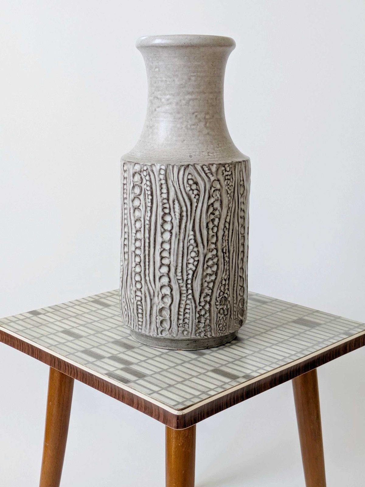 Midcentury Brutalist “Reptile” Vase By Dieter Peter For Carstens Tönnieshof, West Germany 1960s photo furniture