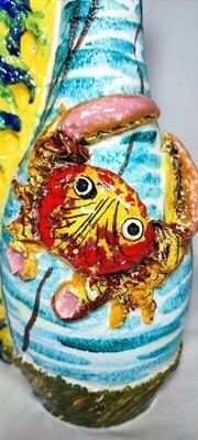 Ceramic Vase From Iama Albisola. Italy, 1970s photo buy