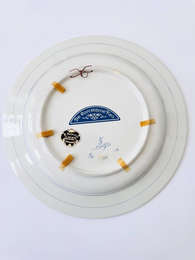 Delft Bird Of Paradise Charger Plate, Wall Plate photo buy