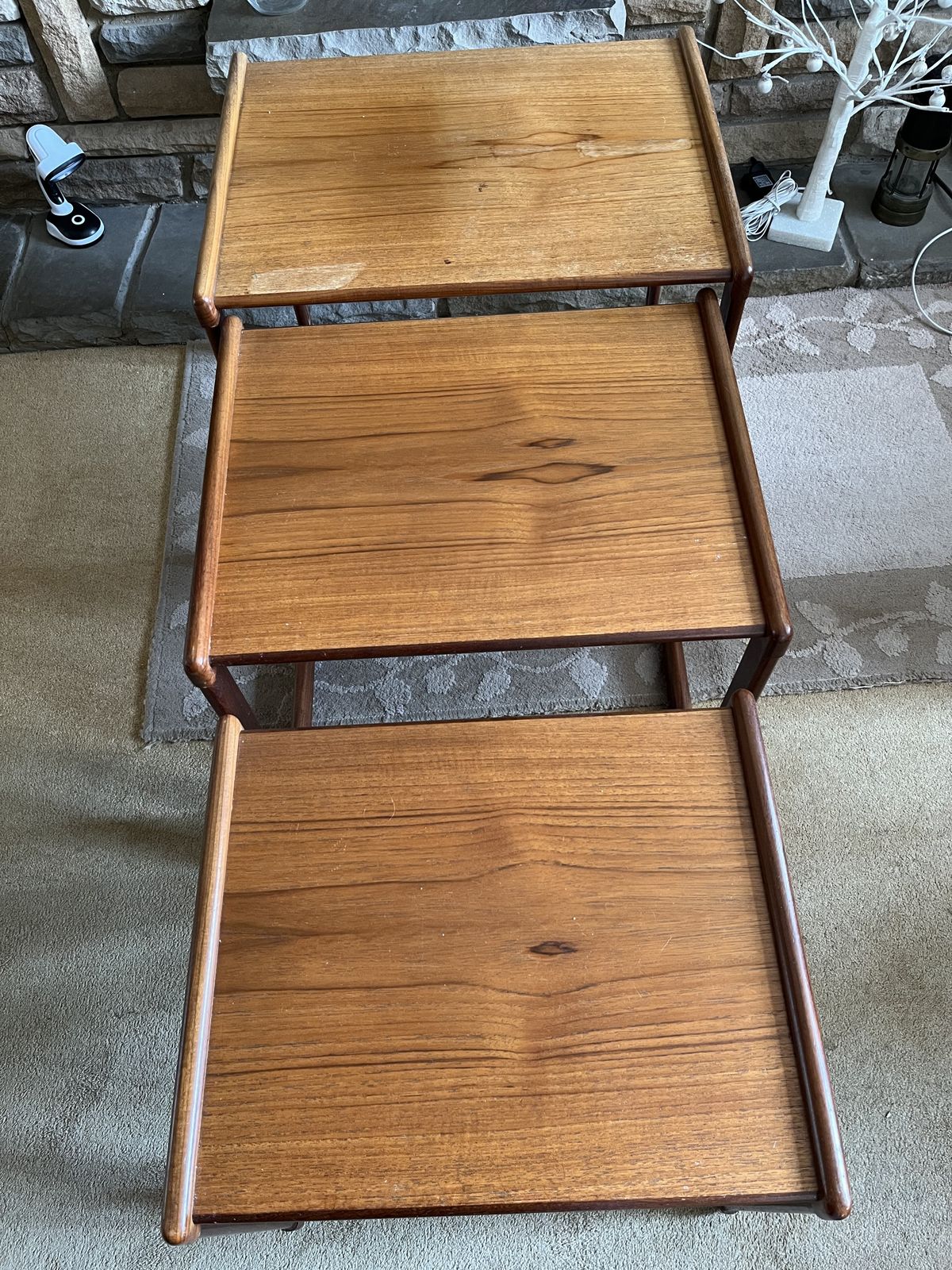 G Plan Nest Of Tables Around 1970s/1980s photo 80.0