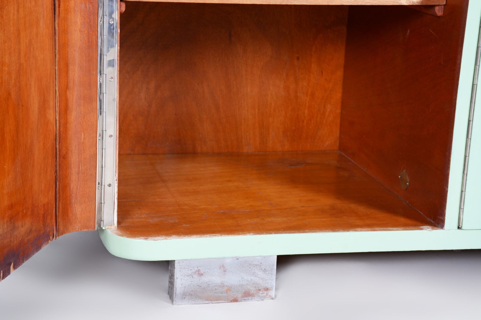 photo for sale Restored Bauhaus Wardrobe, By Vichr A Spol., Original Paint, Czech, 1930s