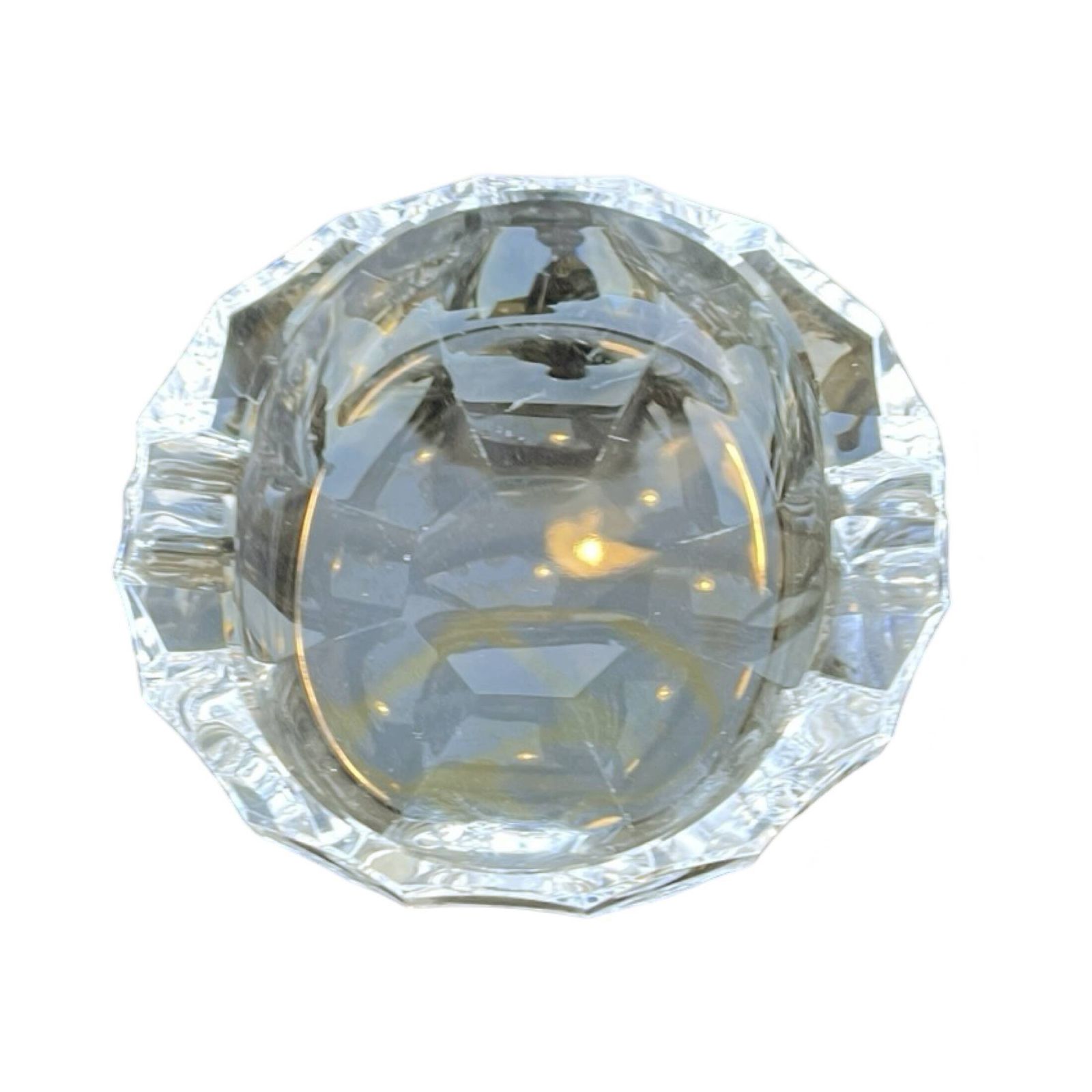 Jablonecke Sklarny Crystal Ashtray In Desna, Czechoslovakia, 1970s photo Home Decor