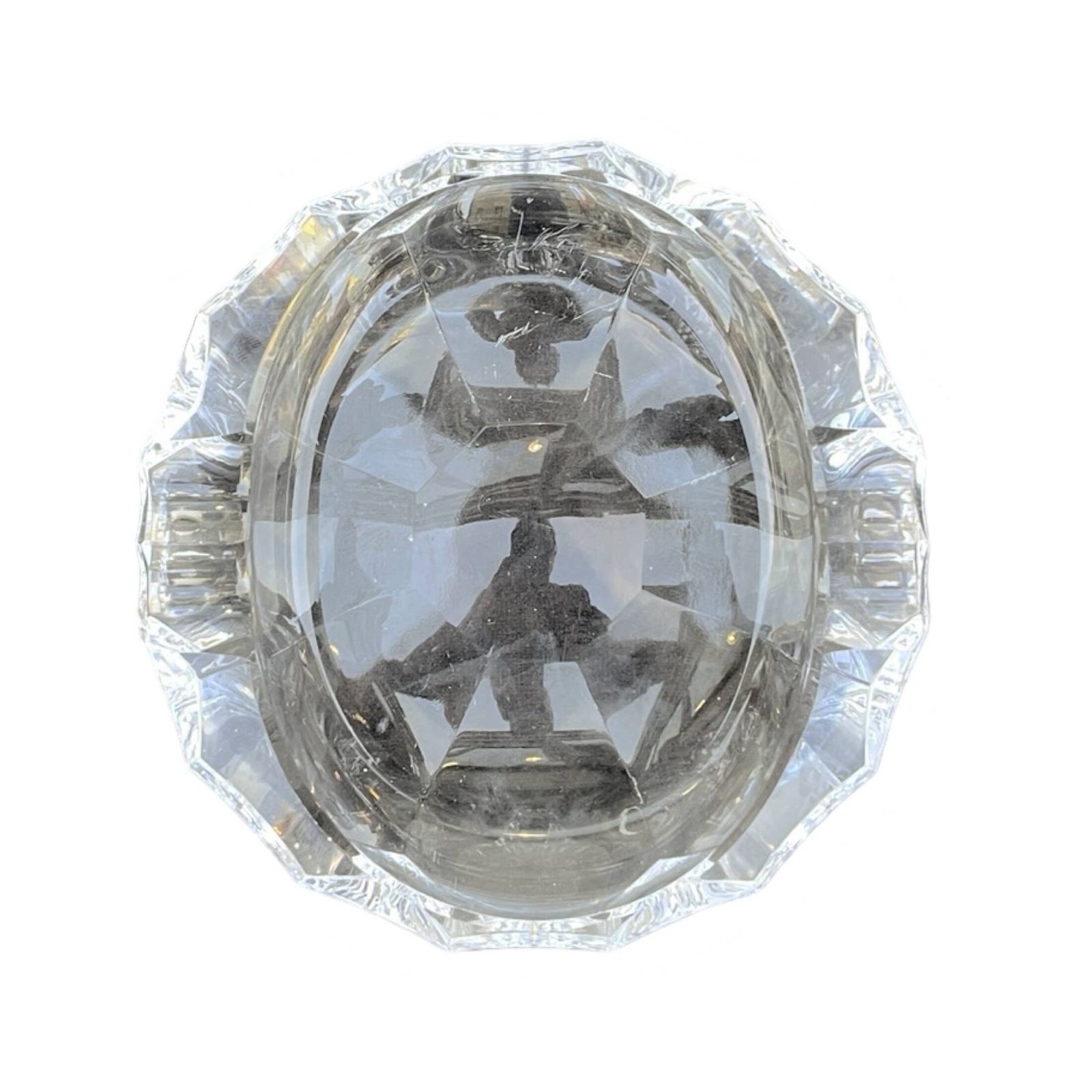 Jablonecke Sklarny Crystal Ashtray In Desna, Czechoslovakia, 1970s photo 51.0