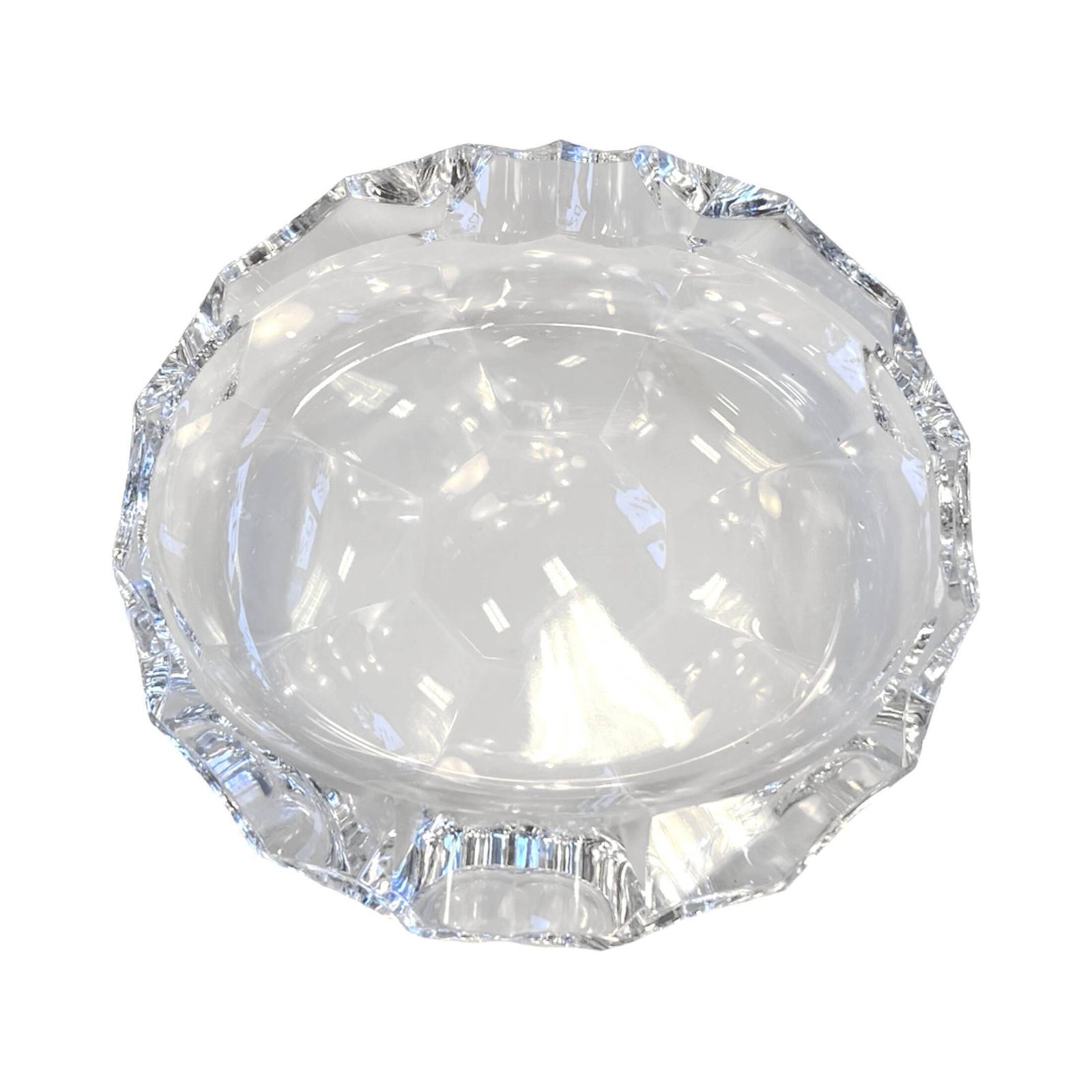 Home Decor Jablonecke Sklarny Crystal Ashtray In Desna, Czechoslovakia, 1970s photo