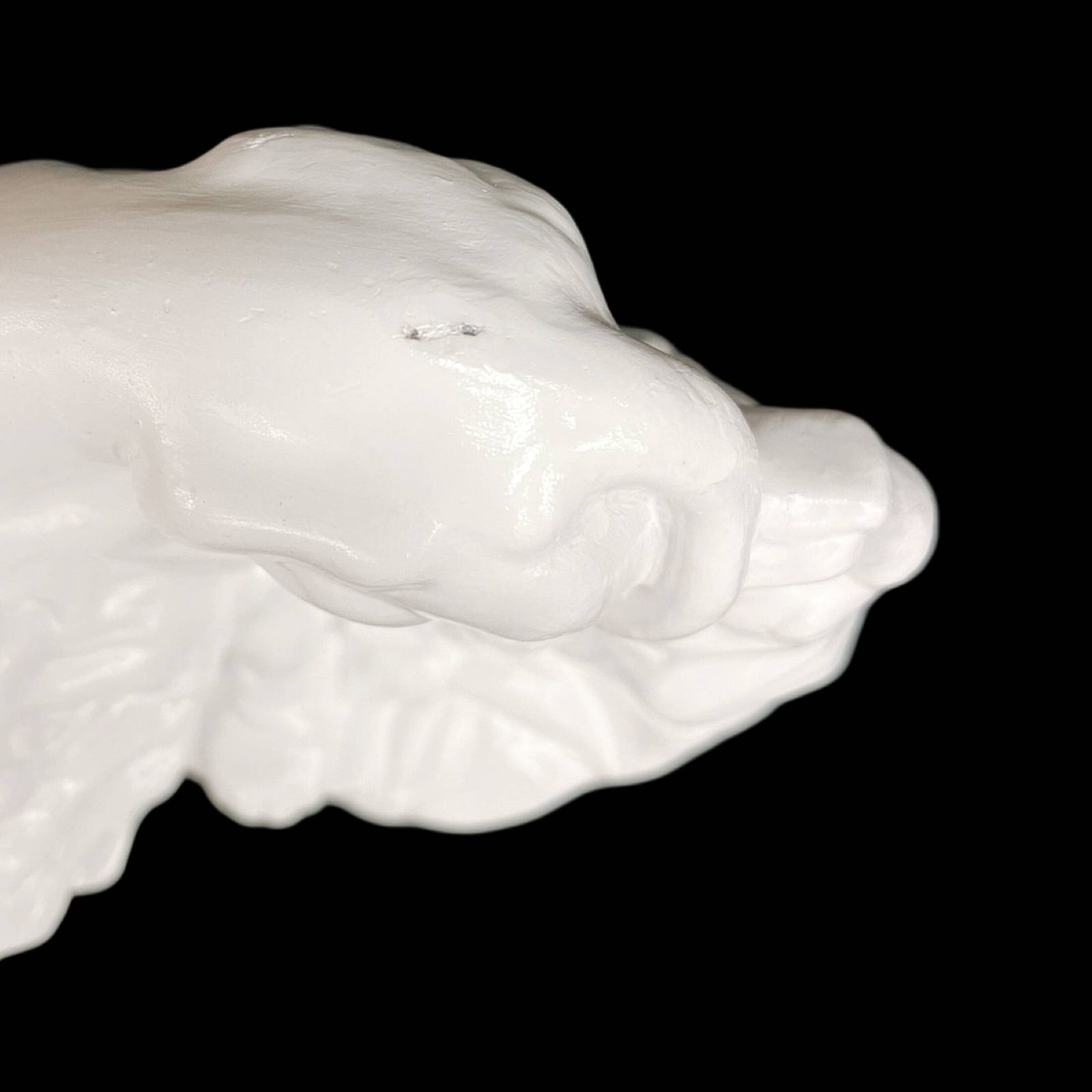 White Clay Lion, Czech Republic, Early 20th Century photo buy