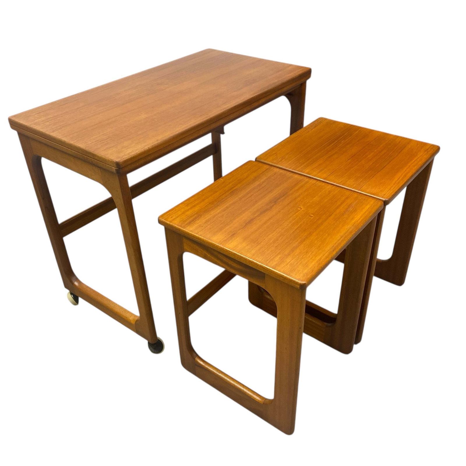 Furniture Nest Of Tables McIntosh Tri Form Metamorphic Midcentury photo