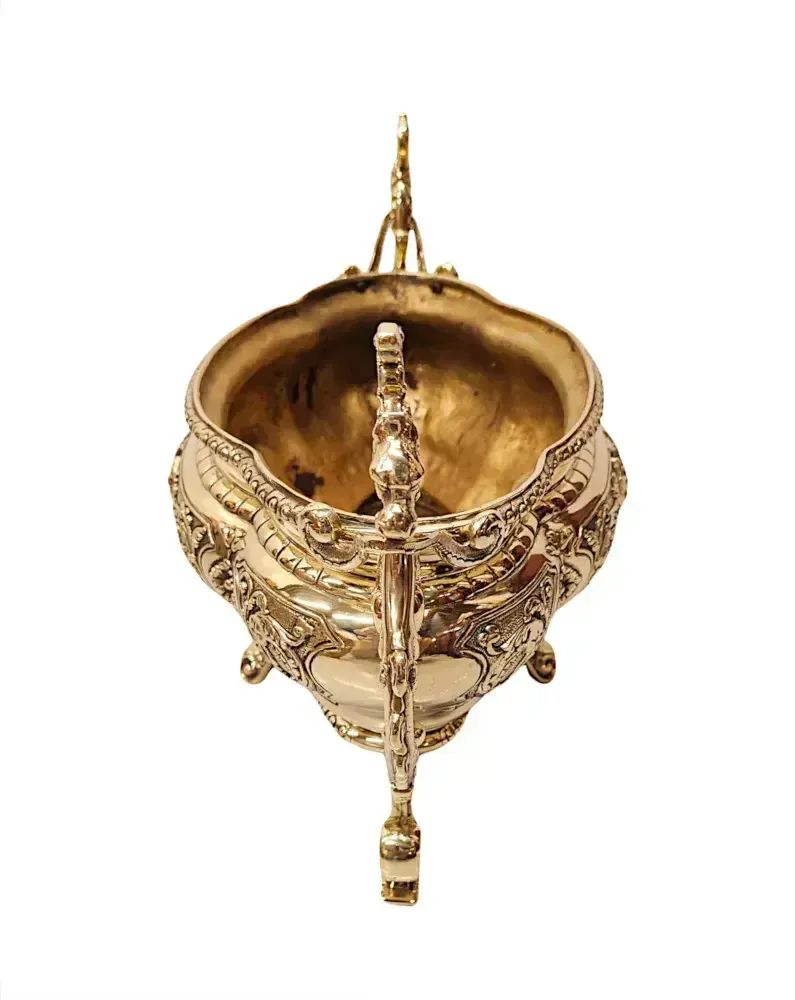 A Very Rare 19th Century Polished Brass Jardiniere Or Planter photo vinterior