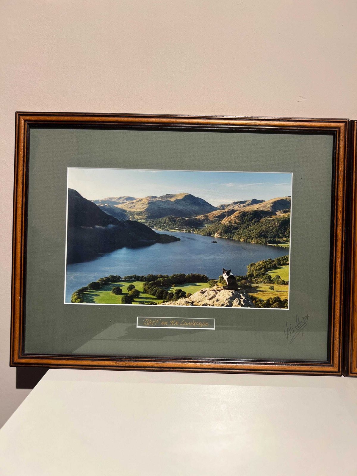 Set Of Two Signed Lake District Landscape Photographs By John Sayer photo furniture