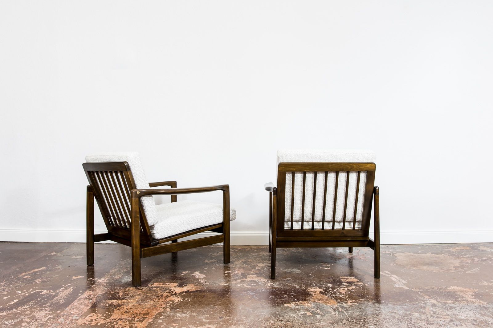 Mid Century Modern Armchairs By Zenon Bączyk, 1960's, Set Of 2 photo vinterior