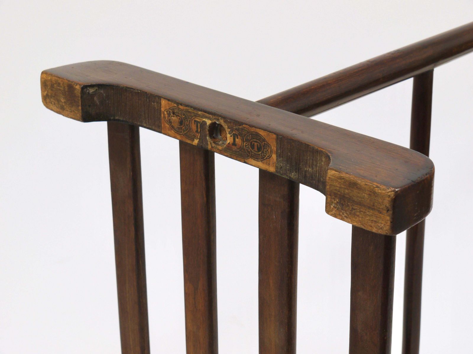 photo furniture Thonet Vienna Art Deco Bentwood Clothing Valet / Dressing Stand, Austria, 1920s
