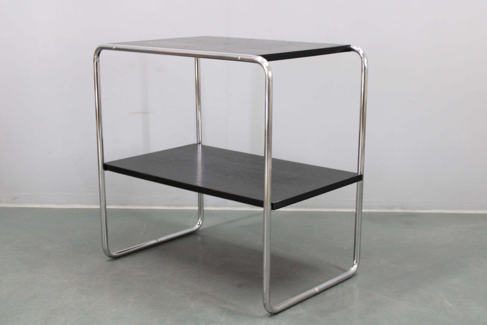 1930s Marcel Breuer Bauhaus Tubular Console Table, Model B12, Czechoslovakia photo furniture