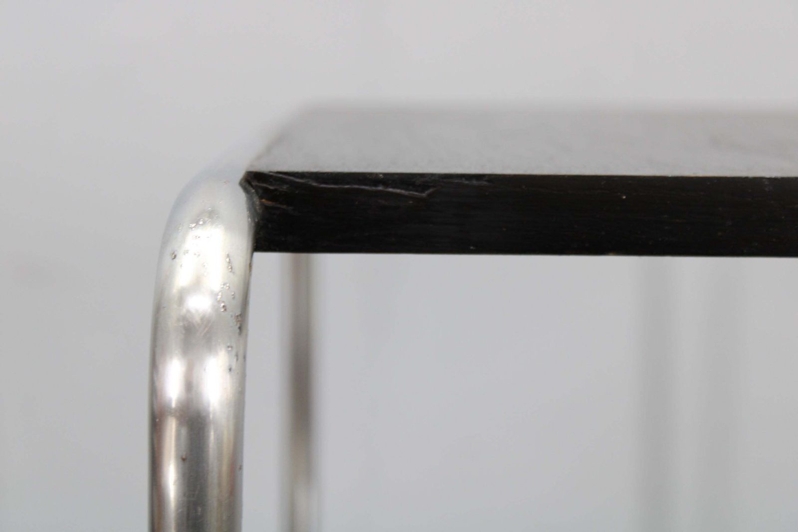 1930s Marcel Breuer Bauhaus Tubular Console Table, Model B12, Czechoslovakia photo vintage