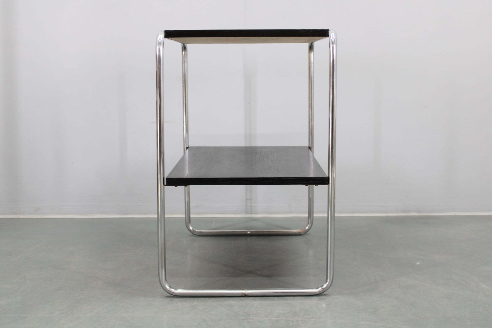 photo vintage 1930s Marcel Breuer Bauhaus Tubular Console Table, Model B12, Czechoslovakia