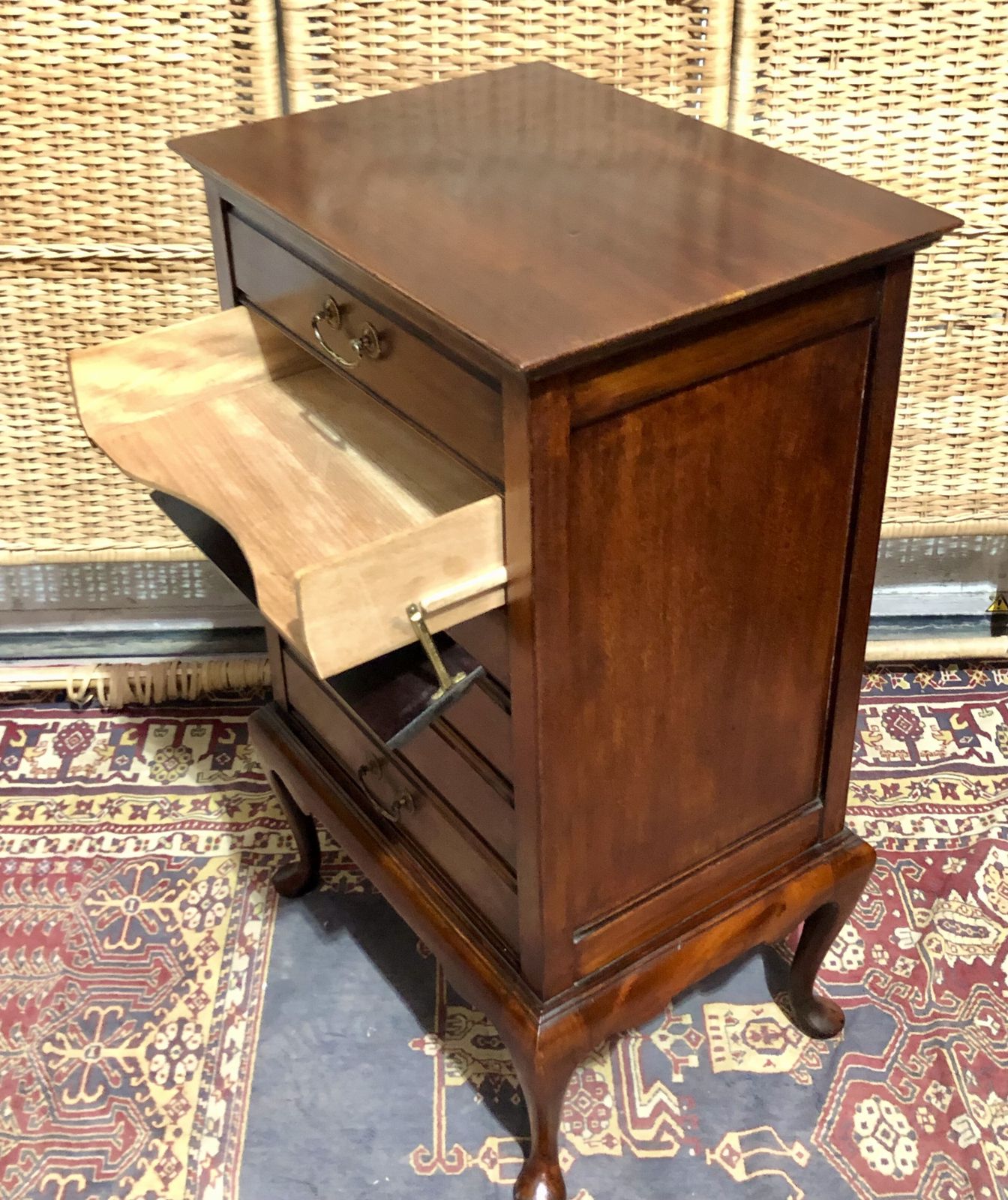 Furniture Handsome Edwardian Mahogany Music Chest photo