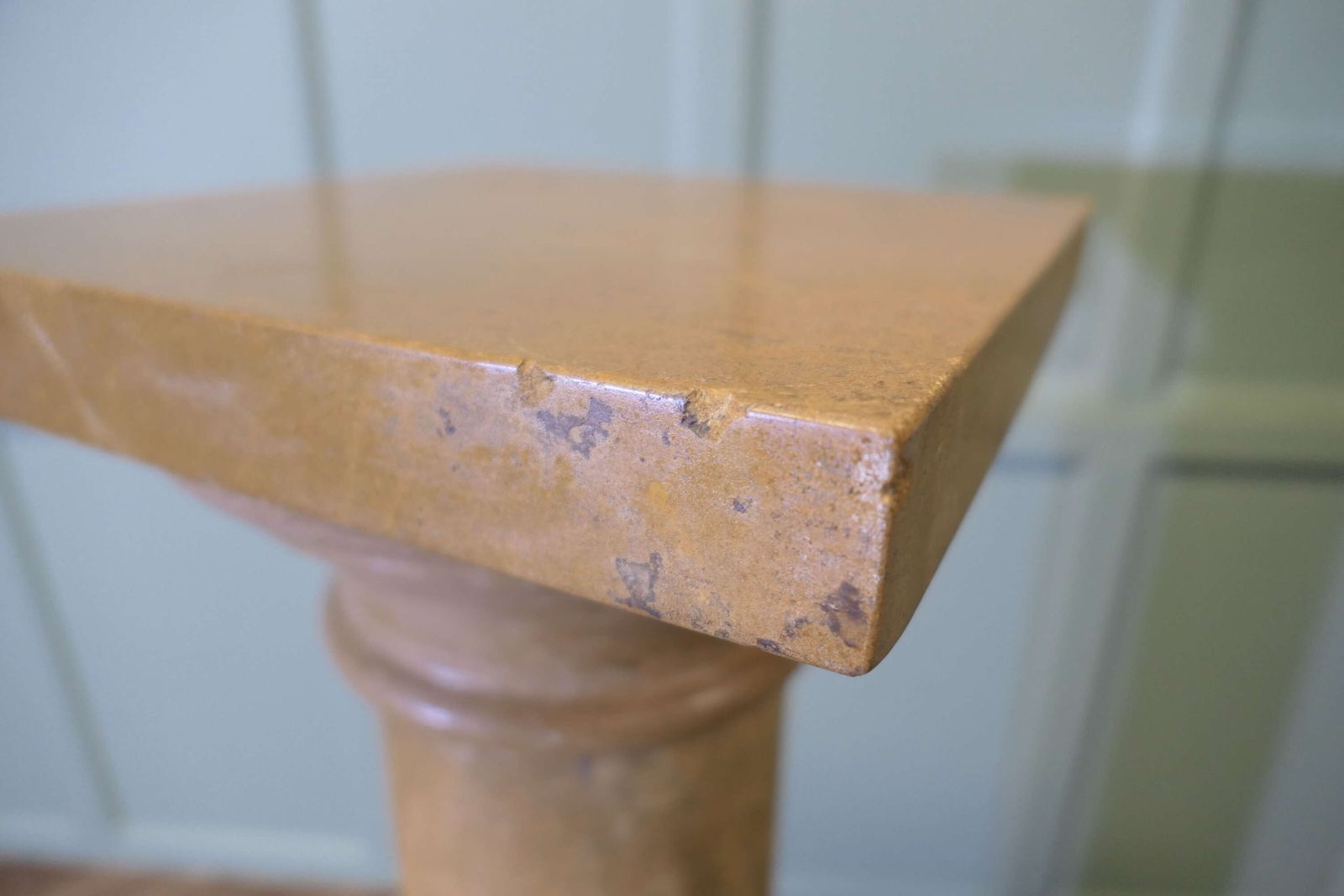 Large Honey Coloured Marble Column photo vinterior