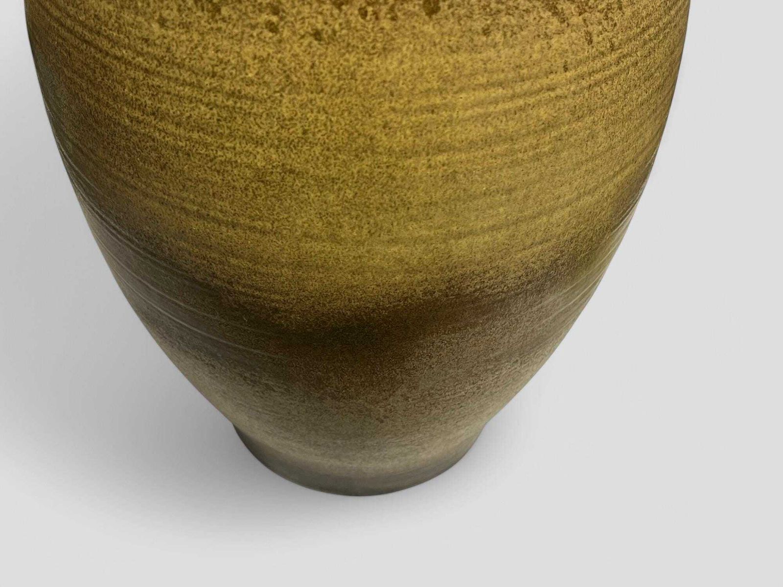 Large Mid Century Scheurich Brown Glazed Ceramic Fat Lava West Germany Pottery Vase / Jug 603 42 photo vintage