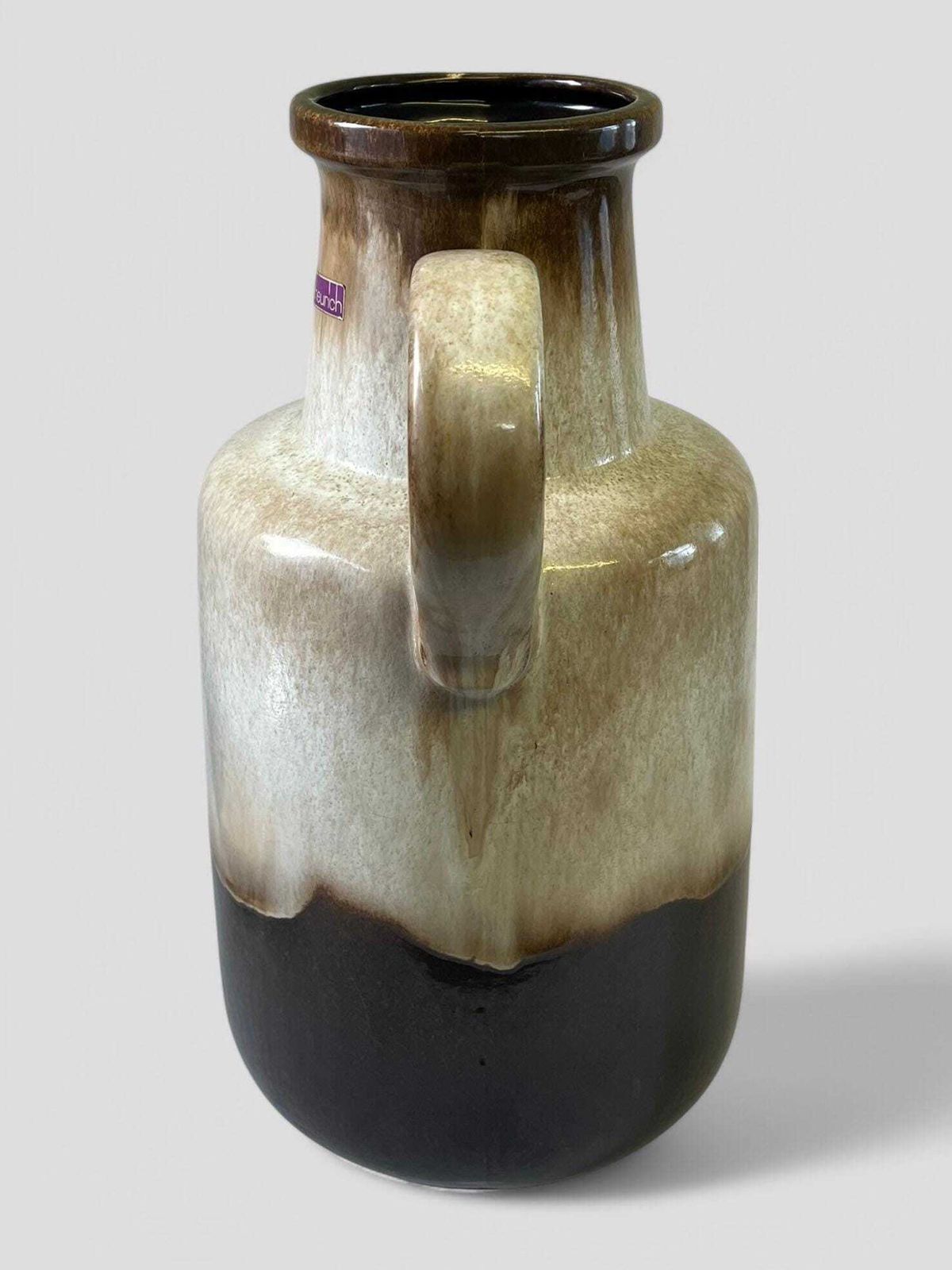 Large Mid Century Scheurich Glazed Ceramic Fat Lava West Germany Pottery Floor Vase photo Home Decor