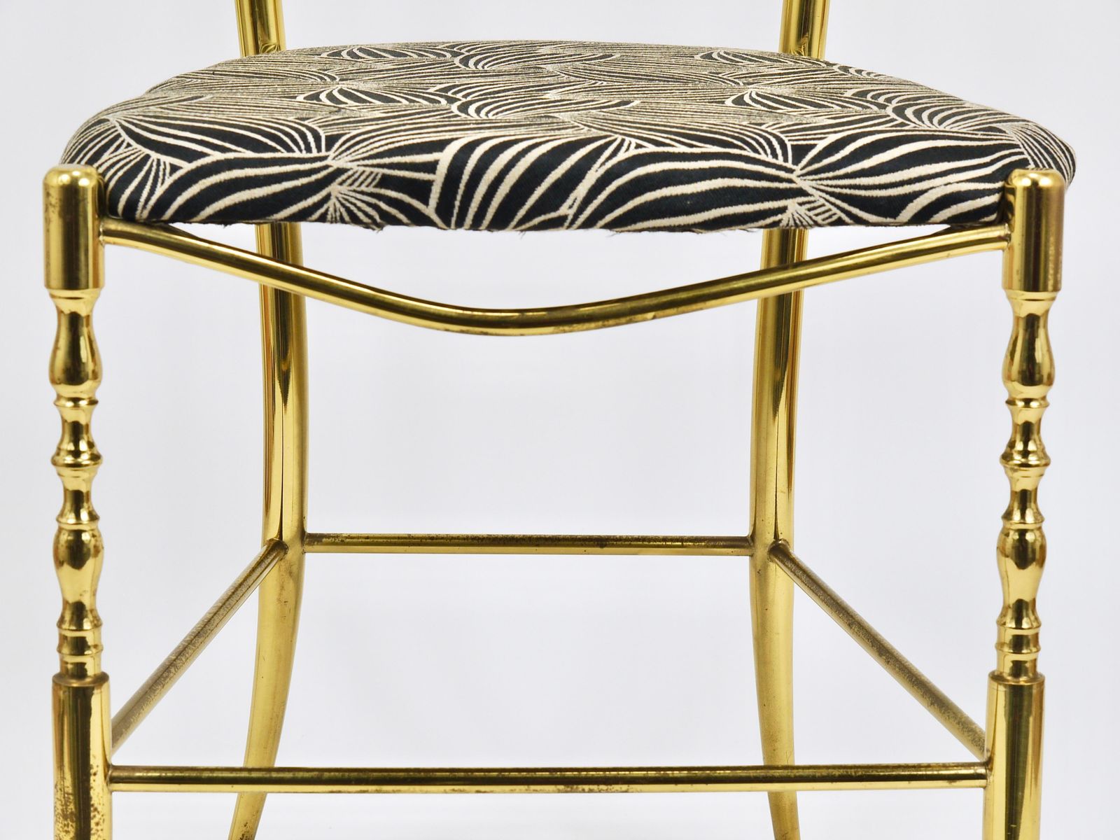 photo buy Chiavari Midcentury Brass Chair By Giuseppe Gaetano Descalzi, Italy, 1950s