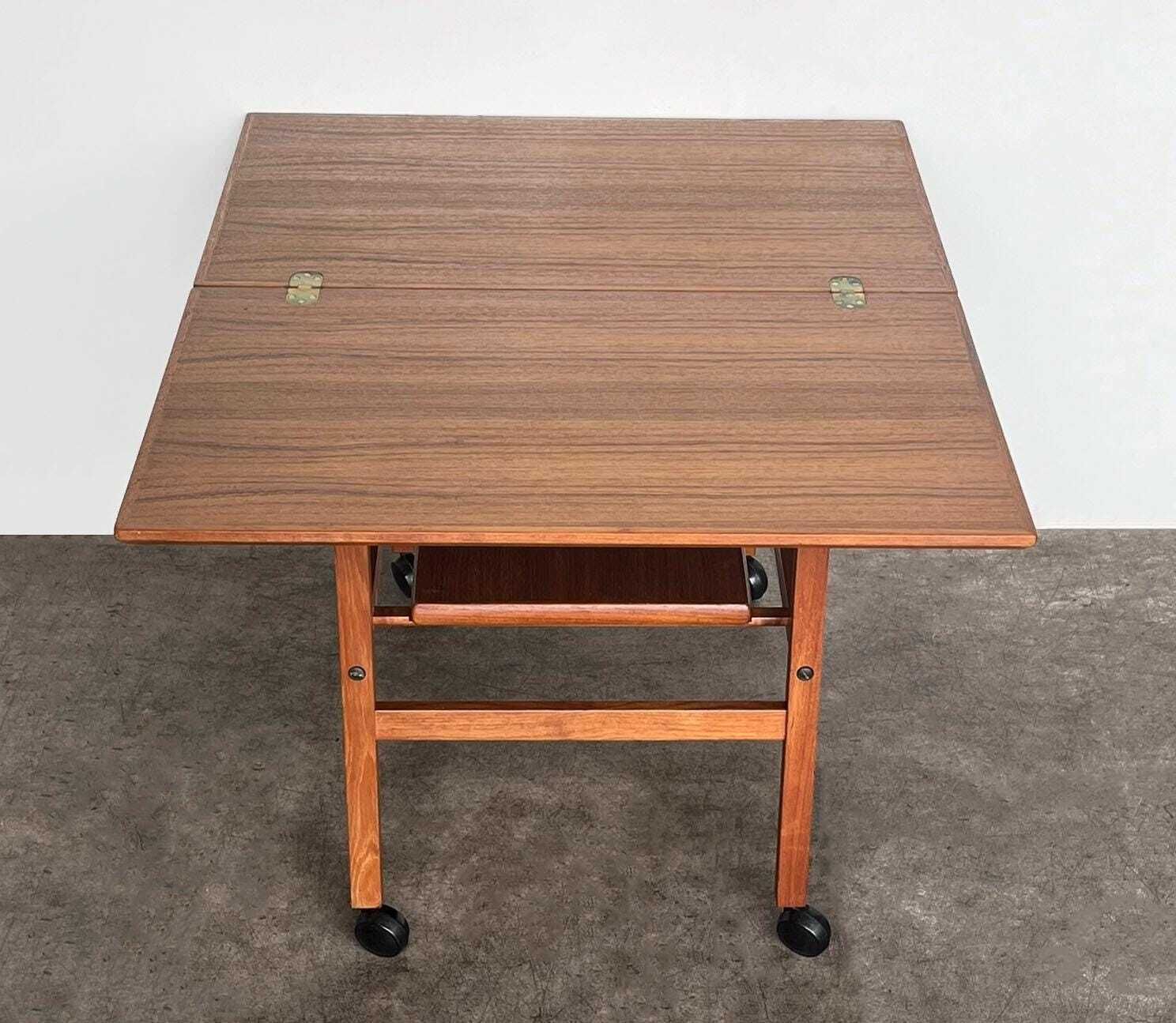 Rare Mid Century Danish Teak Bar Trolley By Andreas Hansen For Arrebo Mobler photo 594.0