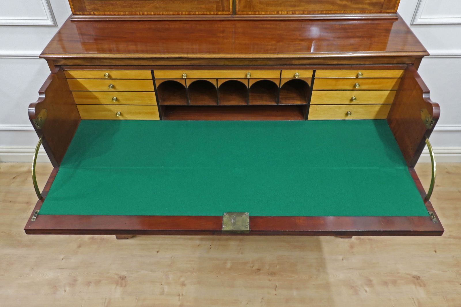 Georgian Mahogany Secretaire Bookcase Attributed To Gillows photo buy