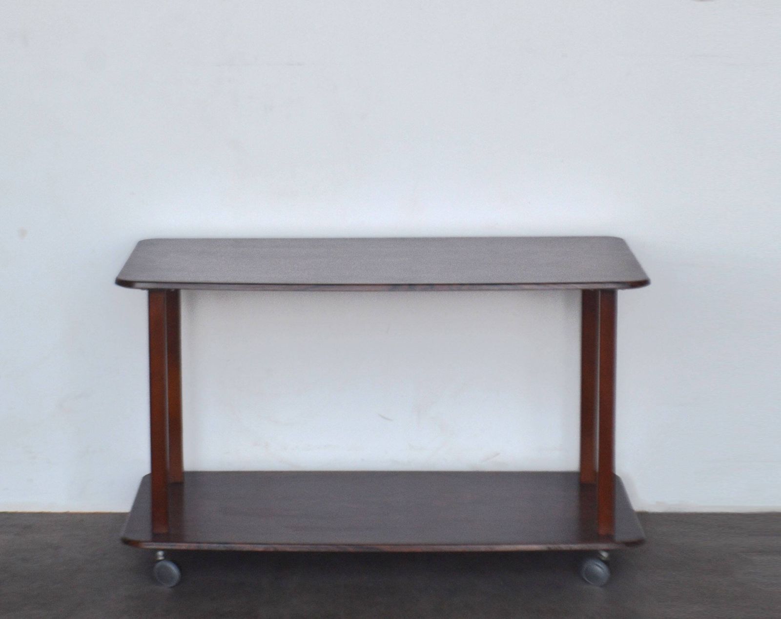 Mid Century Rosewood Two Tier Drinks Trolley / Hostess Trolley / Bar Cart / Side Table photo for sale
