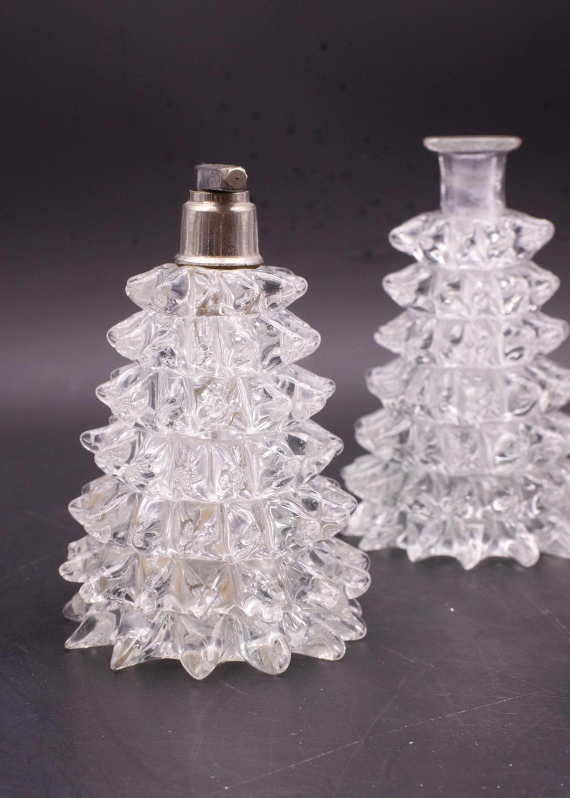 Set Of 3 Ercole Barovier Rostrato Murano Italian Glass Vase For Barovier & Toso photo 859.0