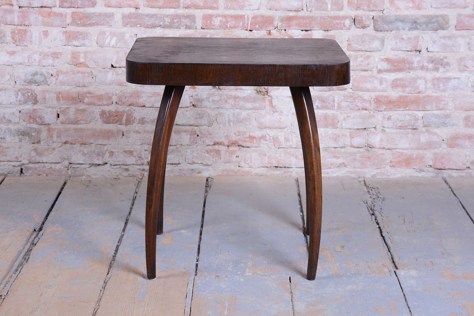 Restored Art Deco "Spider" Table, By J. Halabala, Up Závody, Oak, Czech, 1940s photo furniture