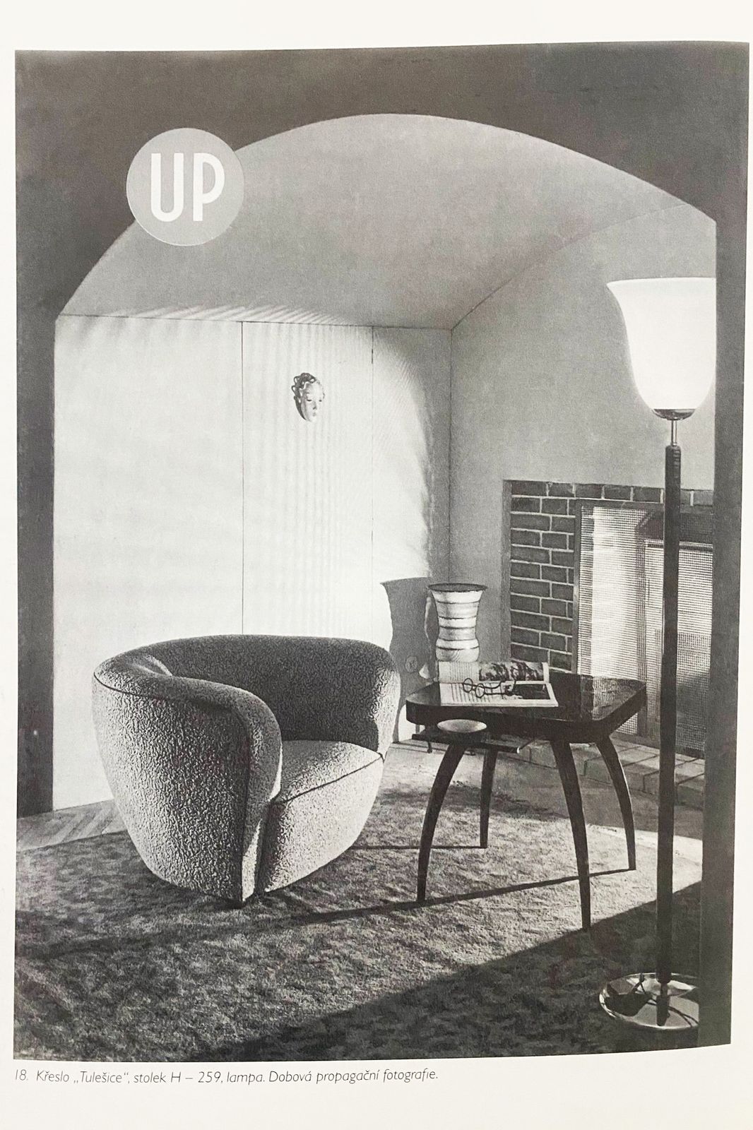 photo vinterior Restored Art Deco "Spider" Table, By J. Halabala, Up Závody, Oak, Czech, 1940s