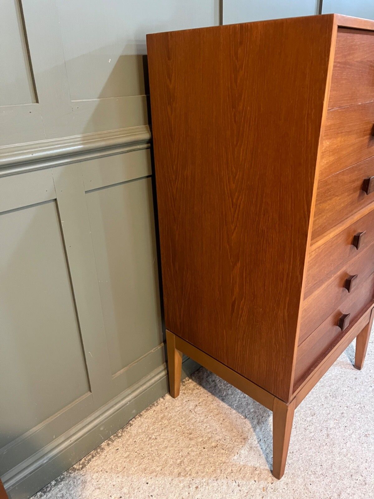 Teak Chest Of Drawers Mid 20th C 6 Drawer Chest Danish Style photo Furniture