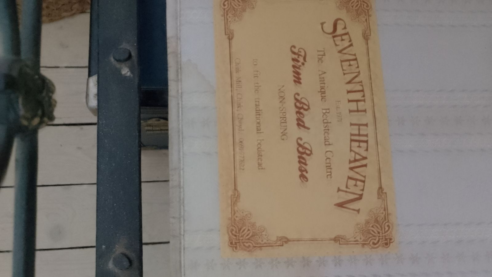 Cast Iron Bed Circa 1875. Made In Birmingham photo buy