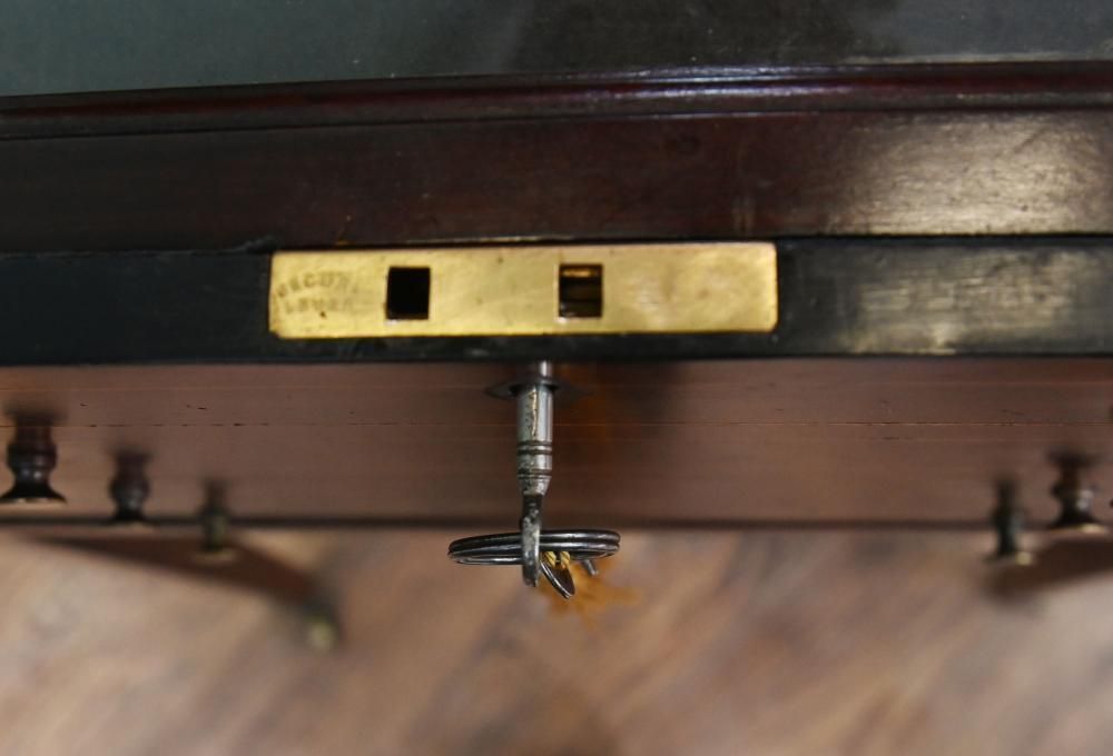 Victorian Collectors Cabinet Chest Mahogany Display 1880 photo furniture