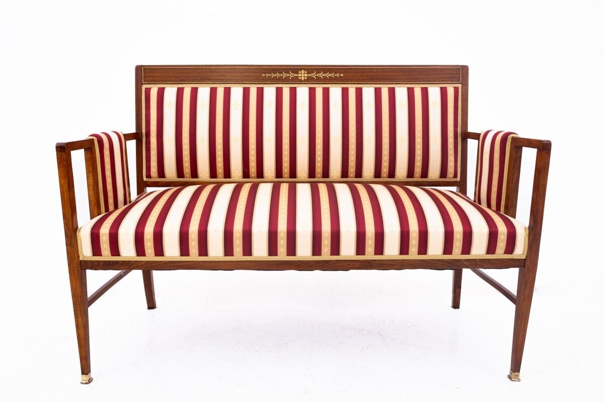 Antique Living Room Set From The End Of The 19th Century. After Renovation. photo for sale