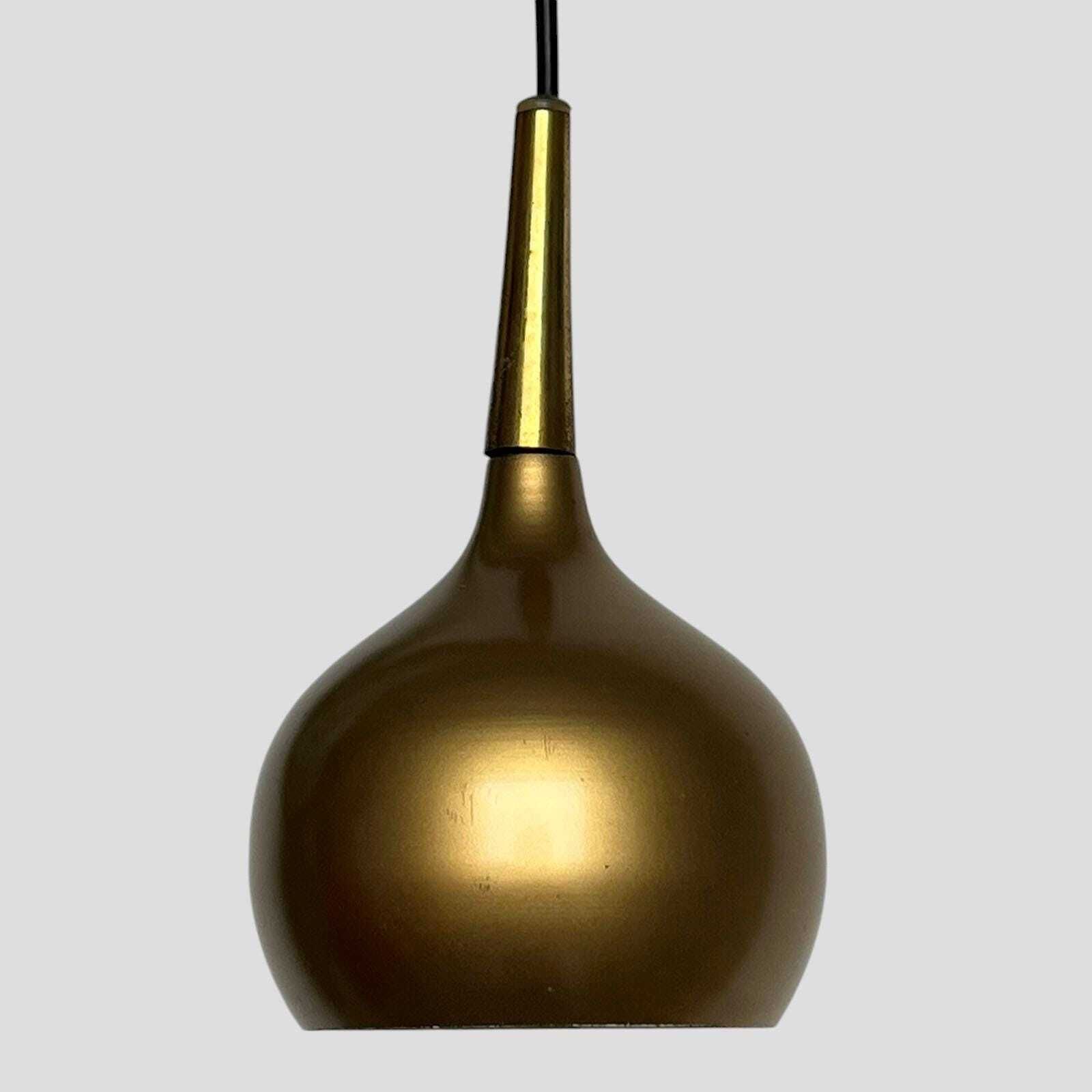 Mid Century Swedish Brass Teardrop Pendant Lamp Set By Hans Agne Jakobsson For Markaryd photo furniture