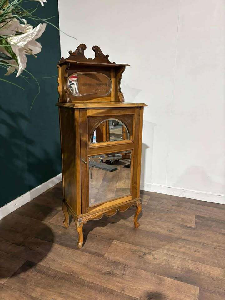 Edwardian Satinwood Music Cabinet photo furniture