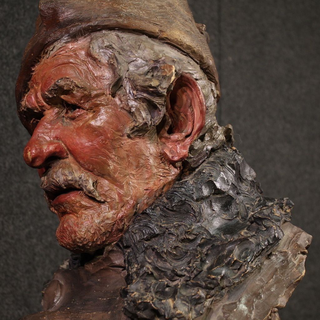 Italiaans Terracotta Beeld Van Een Visser, 20e Eeuw photo furniture