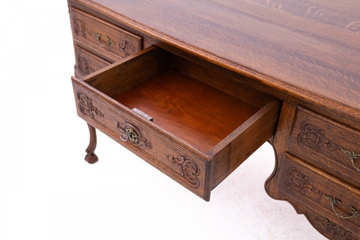 Antique Double Sided Desk, France, Around 1880. After Renovation. photo buy